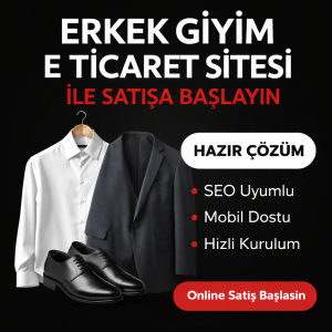 Erkek giyim E-Ticaret Sitesi