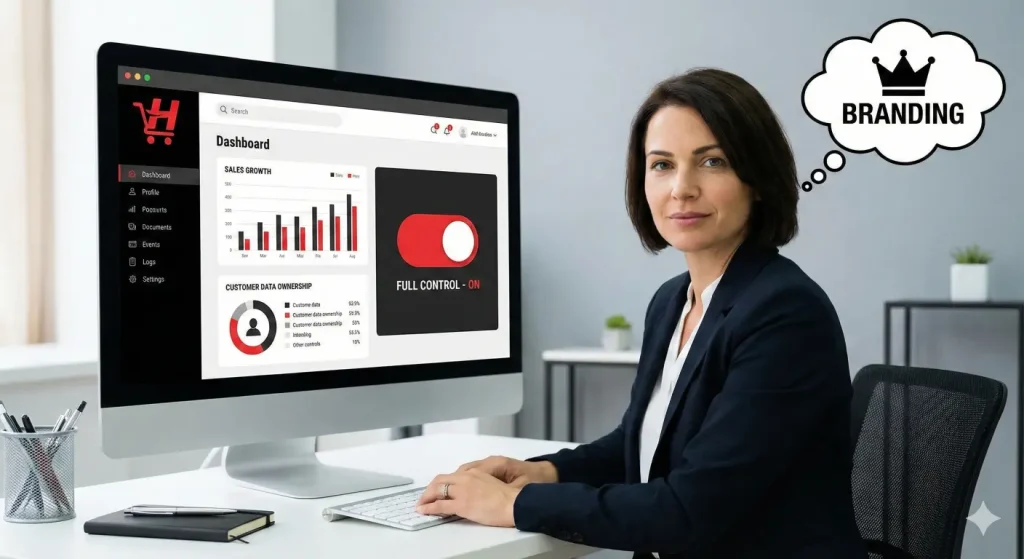 Kendi E-Ticaret Sitenizin Sağladığı Tam Kontrol ve Markalaşma Gücü.